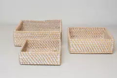 BANDEJA "BANGLADESH" CUADRADA "L" - Marian Todo Organizado