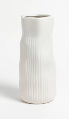 FLORERO "DINAMARCA" DE CERÁMICA TIZA "L"