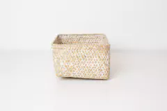 SET x3 CANASTOS "ZALAY" RECTANGULARES DE MIMBRE en internet