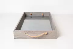 BANDEJA DE MADERA" ITAPEMA" CON MANIJAS - Marian Todo Organizado