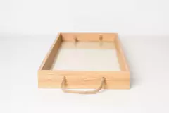 BANDEJA DE MADERA" ITAPEMA" CON MANIJAS