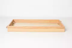 Imagen de BANDEJA DE MADERA" ITAPEMA" CON MANIJAS