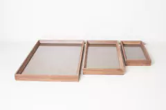 BANDEJA RECTANGULAR "MARK" DE MADERA "S" - comprar online