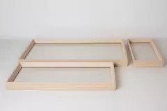 BANDEJA RECTANGULAR "MARK" DE MADERA "L" - comprar online