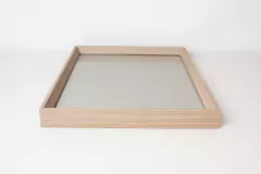 BANDEJA RECTANGULAR "MARK" DE MADERA "L" - Marian Todo Organizado