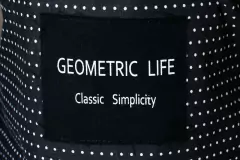 CESTO DE ROPA "GEOMETRIC" DE TELA CON MANIJAS/ ROPA/ JUGUETES - comprar online
