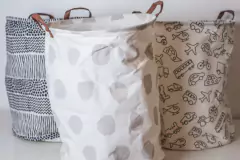 CESTO DE TELA PARA ROPA LAUNDRY "XL"