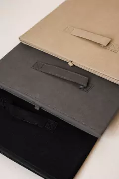 CUBO "FIKA" DE TELA PLEGABLE - Marian - Todo Organizado