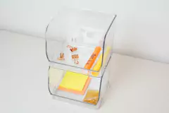 Imagen de ORGANIZADORES "SUSAN" X 2 APILABLES DE ACRILICO CON ABERTURA FRONTAL