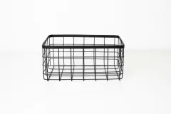 CANASTA "IBIZA" RECTANGULAR ALAMBRE - comprar online