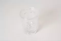VASO PORTA CEPILLOS DE ACRILICO "ROMBOS" PARA BAÑO