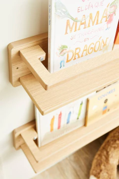 COMBO x2 REPISAS "LUNA" KIDS DE MADERA - tienda online