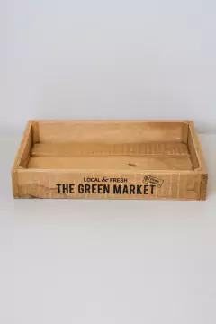 BANDEJA DE MADERA "FARMY" RECTANGULAR