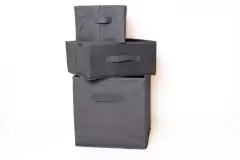 CUBO "FIKA" DE TELA PLEGABLE - comprar online