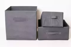 CUBO "FIKA" DE TELA PLEGABLE #2 - tienda online