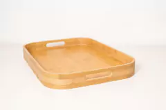 BANDEJA "VALLARTA" DE BAMBOO CON ASAS "L"