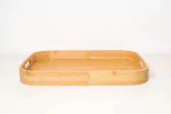 BANDEJA "VALLARTA" DE BAMBOO CON ASAS "L" - comprar online