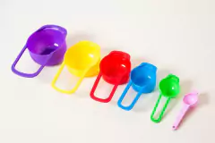 SET x6 CUCHARAS MEDIDORAS DE COLOR