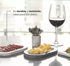 Imagen de BANDEJA "TERRY" RECTANGULAR DE TERRAZO