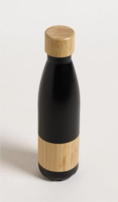 BOTELLA DE ACERO TERMICA "AMSTERDAM" CON BAMBOO 500ML en internet