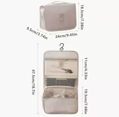 ORGANIZADOR DE VIAJE / PORTA COSMETICOS "TRAVEL" CON GANCHO PARA COLGAR en internet