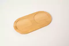 BANDEJA "VALSEN" OVALADA CON 2 DIVISIONES - comprar online