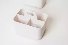 ORGANIZADOR "ALEXANDER" CON 3 DIVISIONES Y MANIJA GRIS TIZA