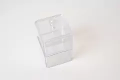 CAJA "TIFFANY DOBLE" CON TAPA MULTIUSO DE ACRILICO - Marian - Todo Organizado