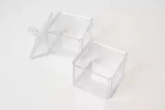 CAJA "TIFFANY DOBLE" CON TAPA MULTIUSO DE ACRILICO - comprar online