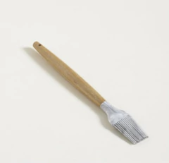 PINCEL DE SILICONA "IRUYA" SIMIL MARMOL CON MANGO DE MADERA 27 CM - tienda online