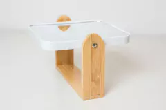 ESPEJO “MIRROR” RECTANGULAR CON BASE DE BAMBOO - tienda online