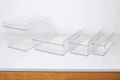 ORGANIZADOR DE ACRILICO "ACQUA" PREMIUM "S" PARA HELADERA #1 - Marian Todo Organizado