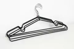 PACK x4 PERCHAS DE METAL ENGOMADAS NEGRAS - comprar online