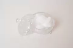 BOMBONERA / CARAMELERA DE VIDRIO CON TAPA - Marian Todo Organizado