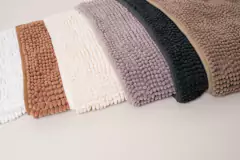 ALFOMBRA DE BAÑO "SHAGGY" 40 x 60 cm "L" #1 - tienda online