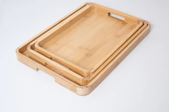 BANDEJA DE BAMBOO "ARENZANO" CON ASAS FLAT "L" en internet