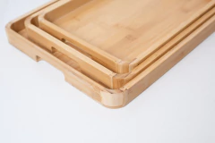 BANDEJA DE BAMBOO "ARENZANO" CON ASAS FLAT "M" en internet