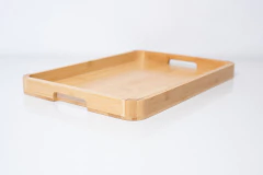 BANDEJA DE BAMBOO "ARENZANO" CON ASAS FLAT "M"