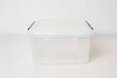 CAJAS CONTENEDORAS PLASTICAS "CASTELLO" CON TAPA Y TRABAS #4 - tienda online