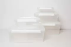 Imagen de CAJAS CONTENEDORAS PLASTICAS "CASTELLO" CON TAPA Y TRABAS #3