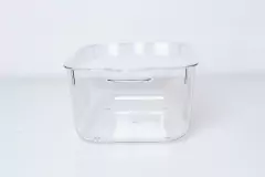 CAJA DE ACRILICO "SABRINA" CON TAPA PLASTICA APILABLE "S"