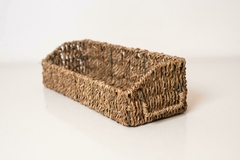 SET x4 ORGANIZADORES "GLAMY" SEAGRASS CON MANIJAS - tienda online