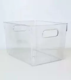 ORGANIZADOR DE ACRILICO "CLEAR SUN SQUARE" "M" CON ASAS #2 - Marian Todo Organizado