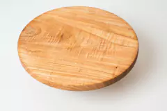 POSA TORTAS "SPONTINI" DE MADERA ALTO (DIÁMETRO 28 CM) - comprar online