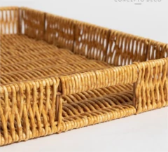 SET x3 BANDEJAS "LAURA" RECTANGULARES DE PP CON ASAS - tienda online