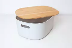 CAJA OVALADA "ESTOCOLMO" "L" CON TAPA DE BAMBOO en internet