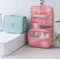 Imagen de ORGANIZADOR DE VIAJE / PORTA COSMETICOS "TRAVEL" CON GANCHO PARA COLGAR