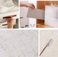 ORGANIZADOR CUADRADO DE TELA "FIKA" CON 6 DIVISIONES - comprar online