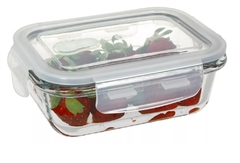 CONTENEDOR HERMETICO "CUCINA" DE VIDRIO "XS" CON TAPA CON SILICONA en internet