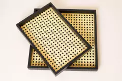 BANDEJA “NIAGARA” RECTANGULAR DE MADERA - comprar online